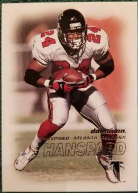 Byron Hanspard #2 Football Cards 2000 Skybox Dominion