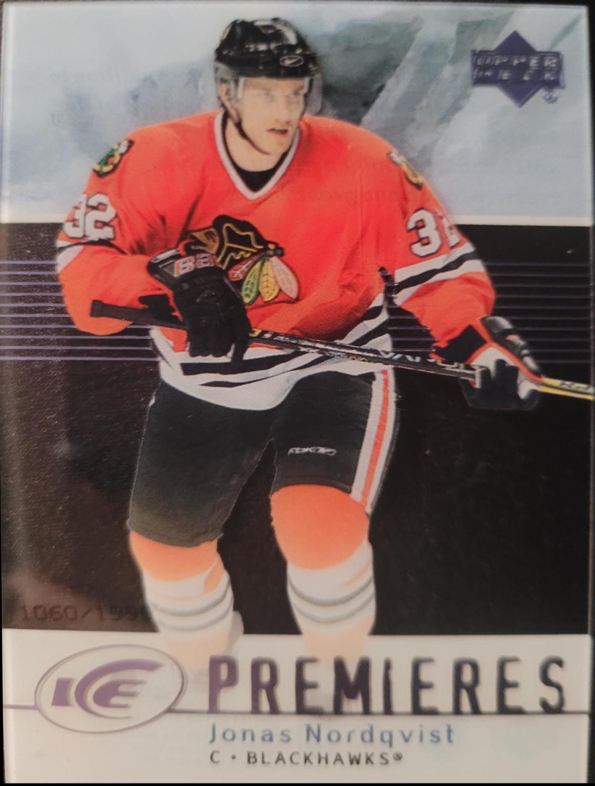Jonas Nordqvist #118 Hockey Cards 2007 Upper Deck Ice
