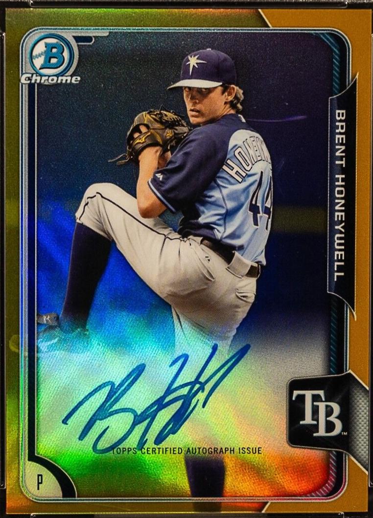 Brent Honeywell [Gold Refractor] #BCAP-BH