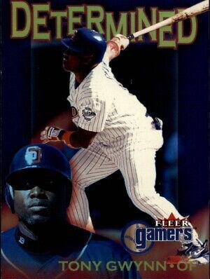 Tony Gwynn #D11 Baseball Cards 2000 Fleer Gamers Determined