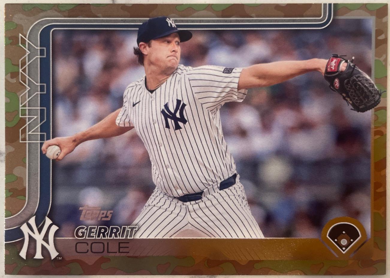 Gerrit Cole [Memorial Day Camo] (2025 Topps)