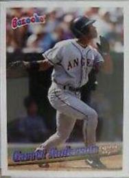 Garret Anderson #31 Baseball Cards 1996 Bazooka