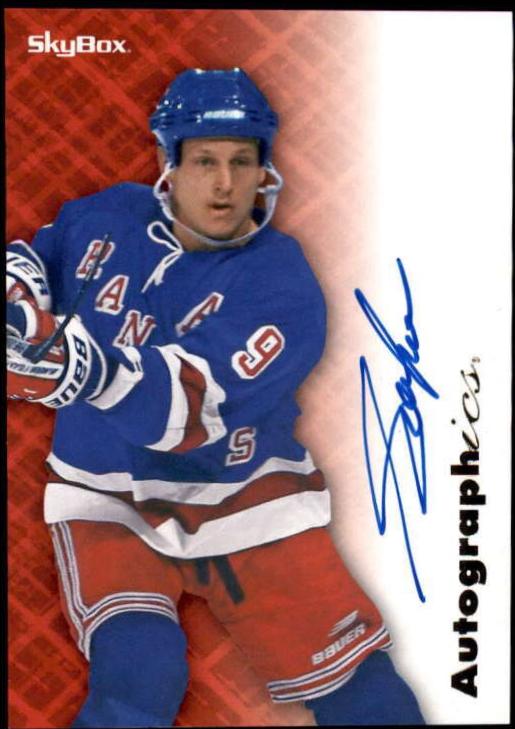 Adam Graves #AG-AG Hockey Cards 2023 SkyBox E-X 2000 Autographics