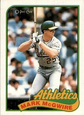 Mark McGwire #70 Baseball Cards 1989 O Pee Chee
