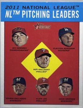 NL Pitching Leaders #7 Baseball Cards 2012 Topps Heritage