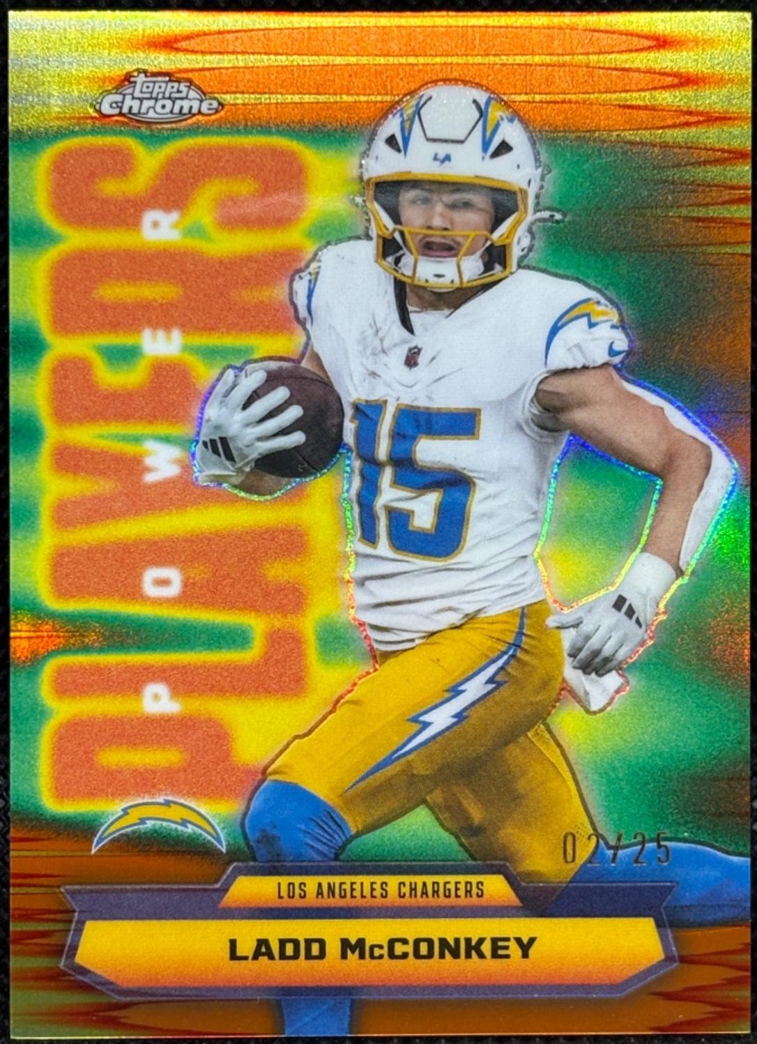 Ladd McConkey [Orange Refractor] #PP-27