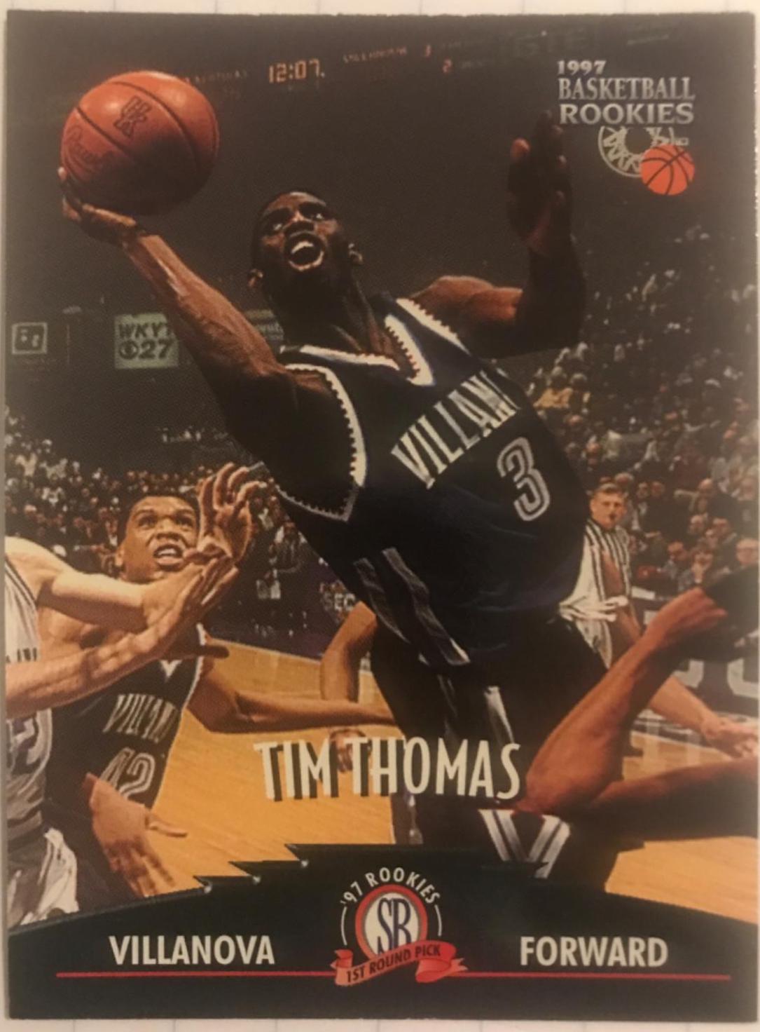Tim Thomas #52 Basketball Cards 1997 Score Board Rookies