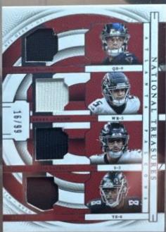Desmond Ridder #3 Football Cards 2023 Panini National Treasures