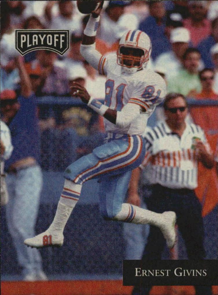Ernest Givins #8 Football Cards 1992 Playoff