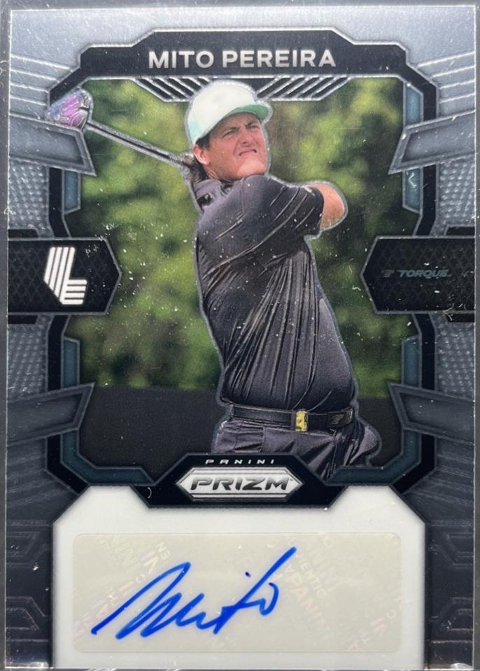 Mito Pereira #3 Golf Cards 2024 Panini Prizm LIV Signature