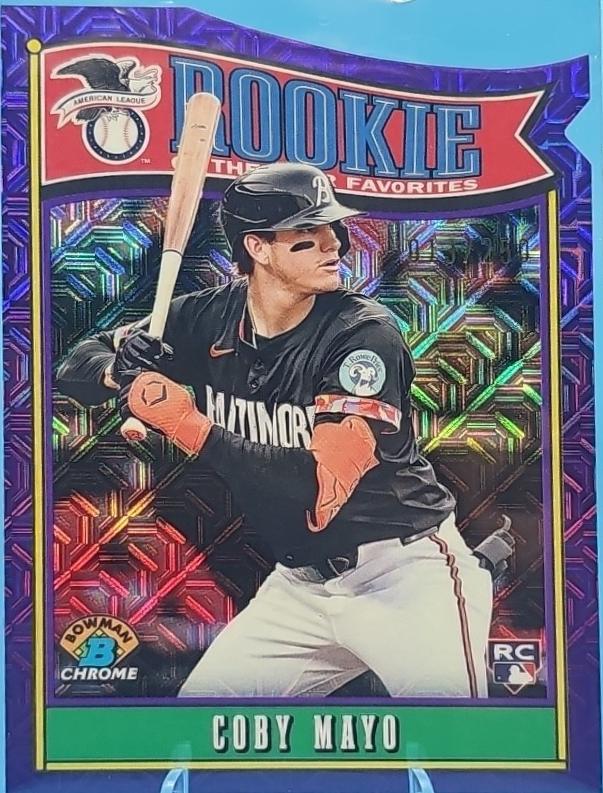 Coby Mayo #ROY-2 2025 Bowman Rookie Of The Year Favorites Baseball