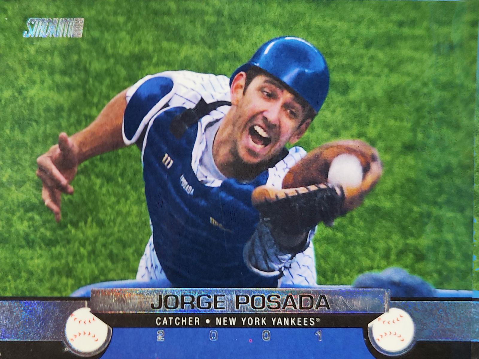 Jorge Posada #49 Baseball Cards 2001 Stadium Club