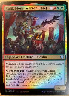 Rulik Mons, Warren Chief