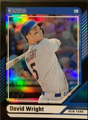 David Wright [Black] #43 Baseball Cards 2024 Donruss Prices