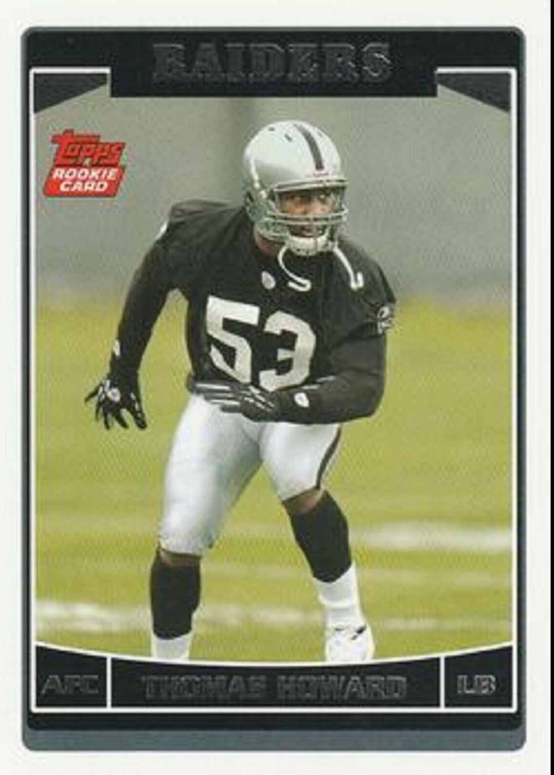Thomas Howard #335 Football Cards 2006 Topps