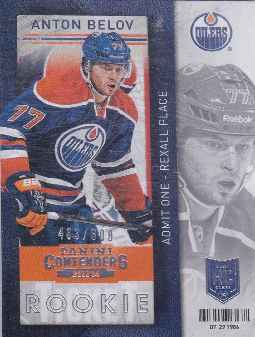 Anton Belov #127 Hockey Cards 2013 Panini Contenders