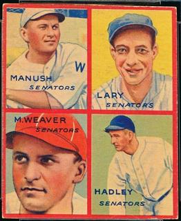 Hadley, Lary, Manush, Weaver