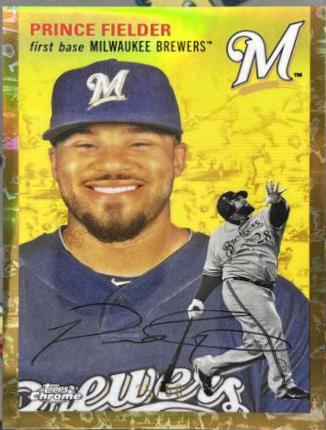 Prince Fielder [Cream Gold Refractor] #476