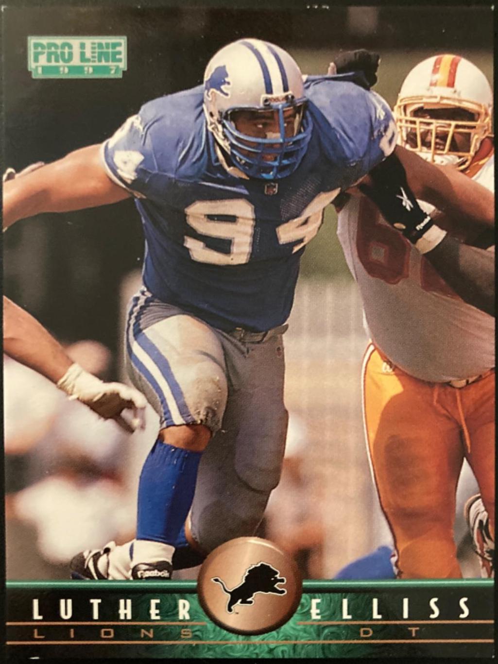 Luther Elliss #87 Football Cards 1997 Pro Line