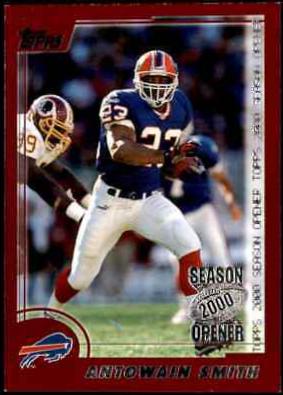 Antowain Smith #103 Football Cards 2000 Topps Season Opener