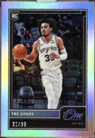 Tre Jones #147 Basketball Cards 2020 Panini One and One