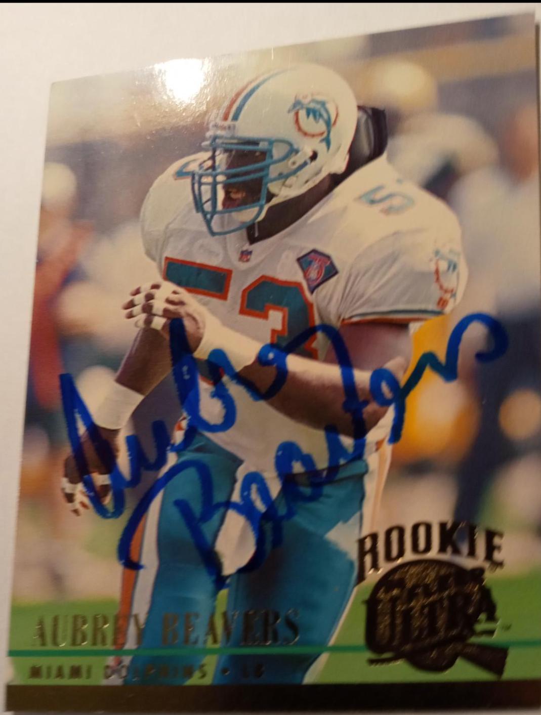 Aubrey Beavers #432 Football Cards 1994 Ultra