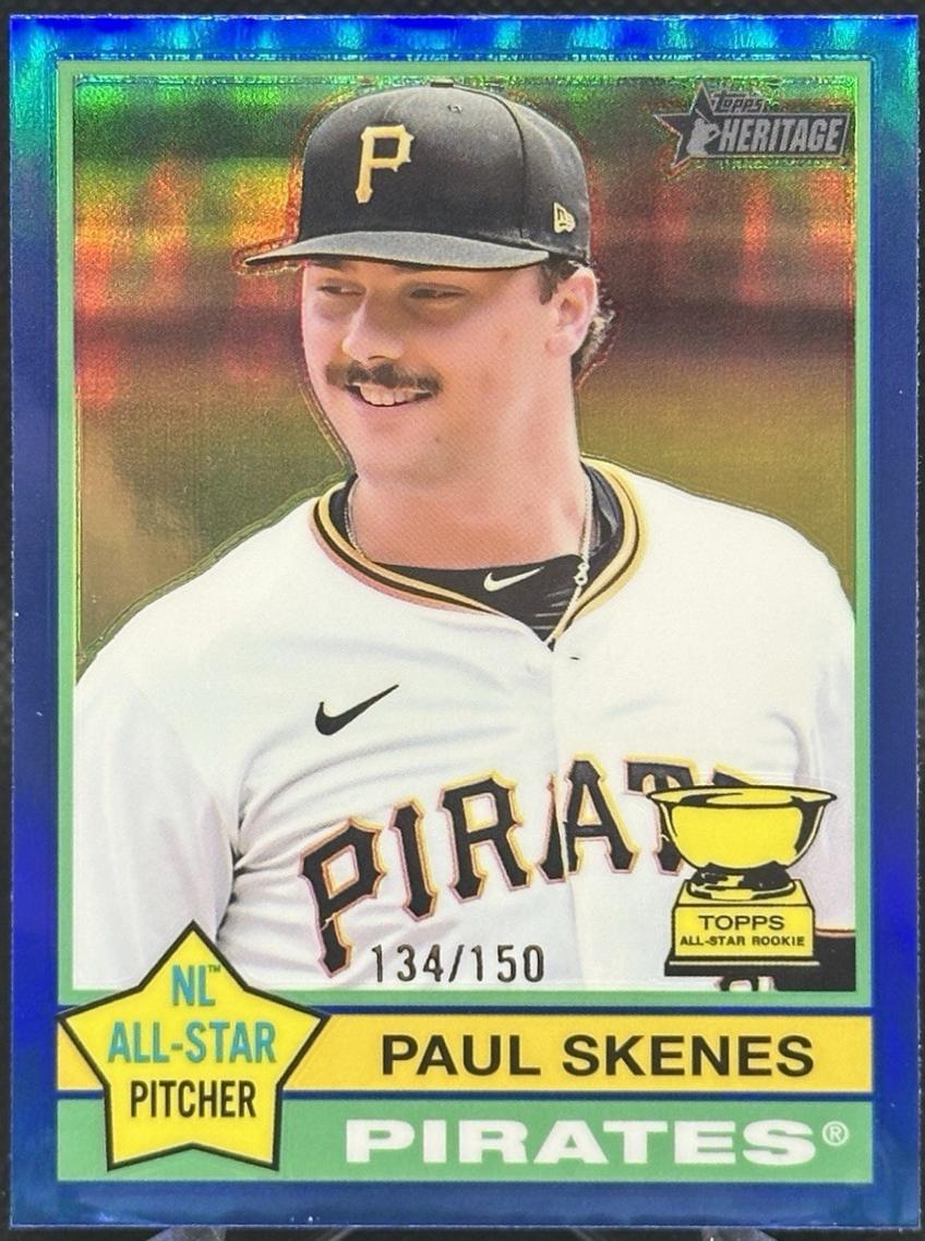 Paul Skenes [Blue Chrome Variation] #60