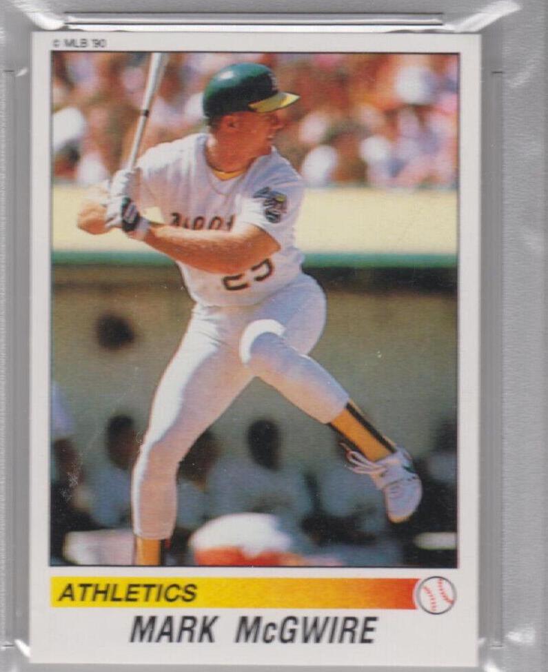 Mark McGwire #132 Baseball Cards 1990 Panini Stickers