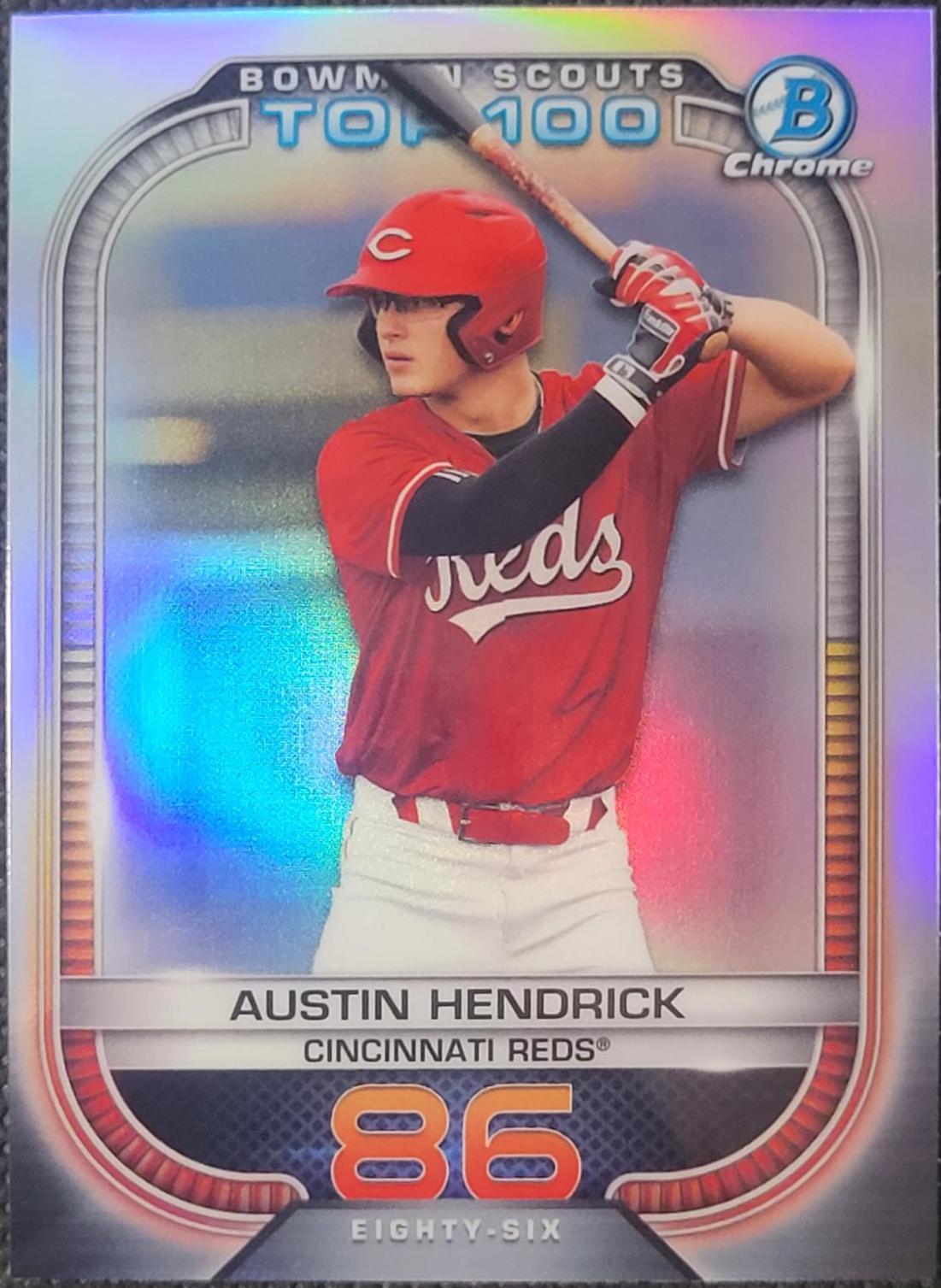 Austin Hendrick #BTP-86 Baseball Cards 2021 Bowman Scout’s Top 100
