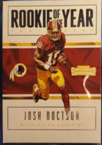 Josh Doctson #2 Football Cards 2016 Panini Contenders Rookie of the Year