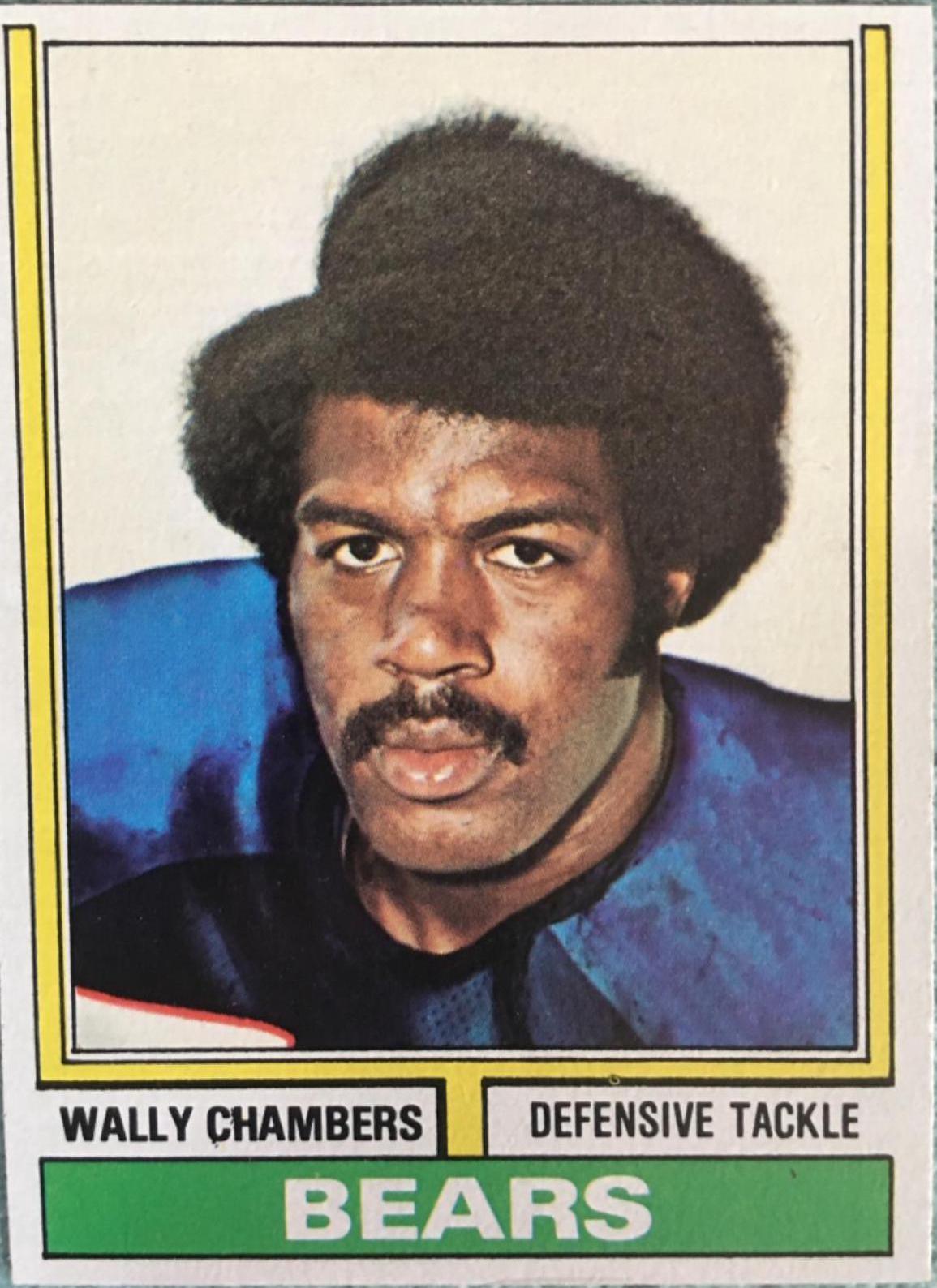Wally Chambers #474 Football Cards 1974 Topps