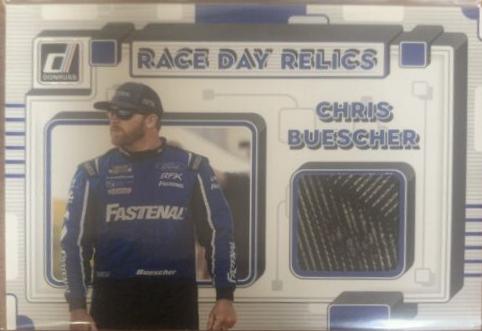 Chris Buescher #RR-CB Racing Cards 2023 Panini Donruss NASCAR Race Day Relics