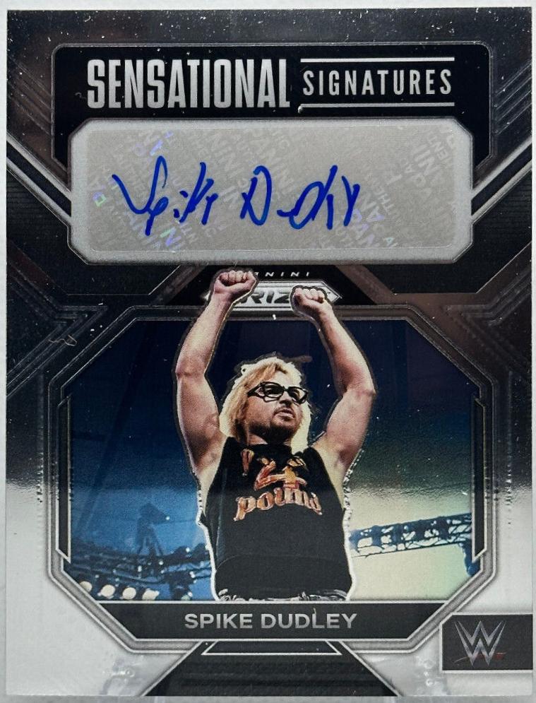 Spike Dudley #SN-SDL Wrestling Cards 2023 Panini Prizm WWE Sensational Signatures