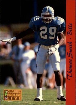 Thomas Smith #21 Football Cards 1993 Pro Line Live