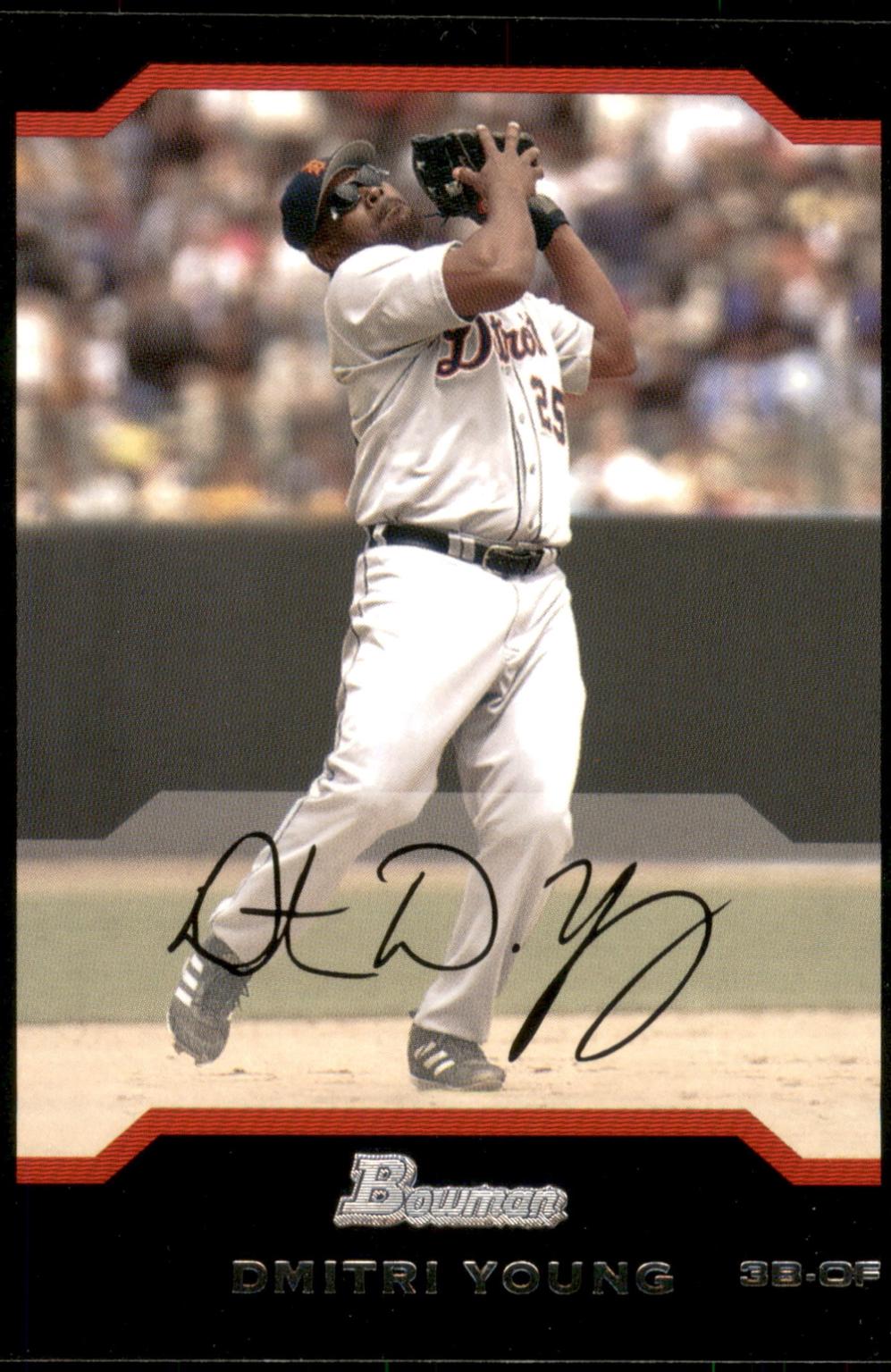 Dmitri Young #38 Baseball Cards 2004 Bowman