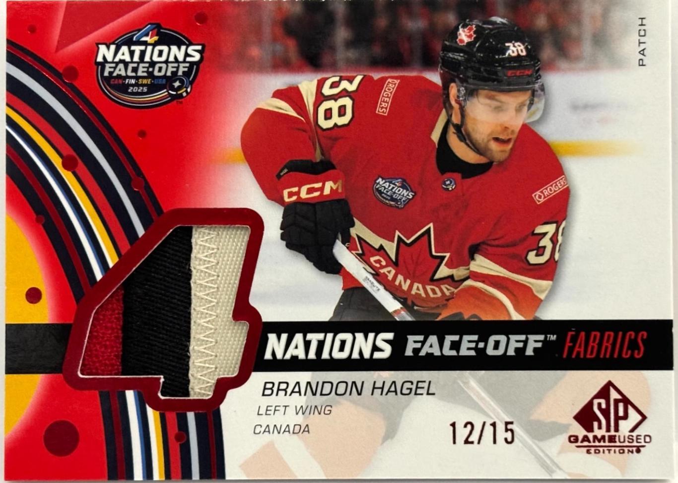 Brandon Hagel [Patch Team Canada] #4N-BH