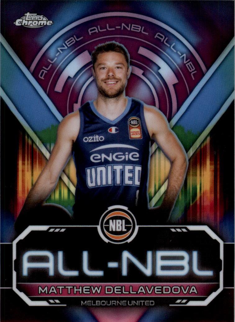 Matthew Dellavedova #NBL-5 Basketball Cards 2023 Topps Chrome NBL All-NBL