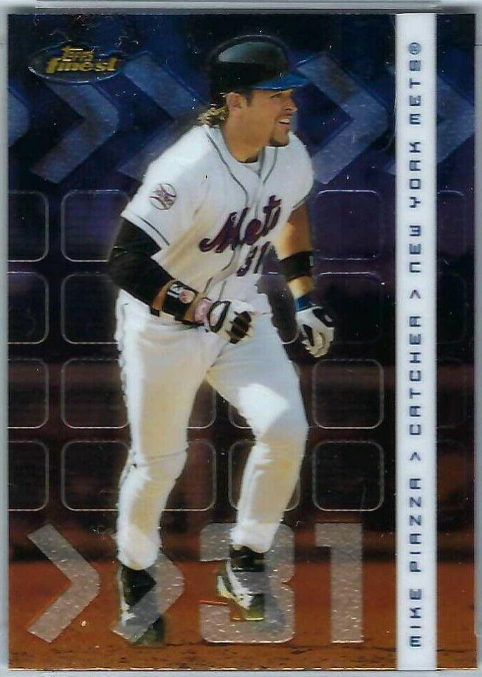 Mike Piazza #12 Baseball Cards 2002 Finest