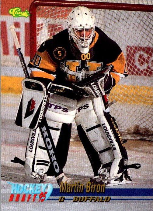 Martin Biron #16 Hockey Cards 1995 Classic