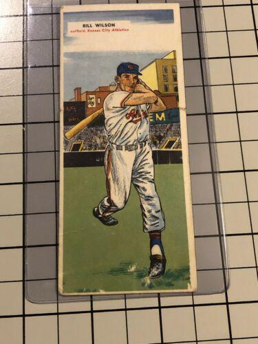 Bill Wilson, Bill Tremel Baseball Cards 1955 Topps Doubleheaders