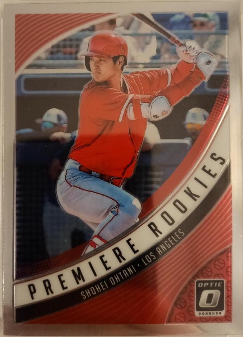 Shohei Ohtani #PR4 Baseball Cards 2018 Panini Donruss Optic Premiere Rookies