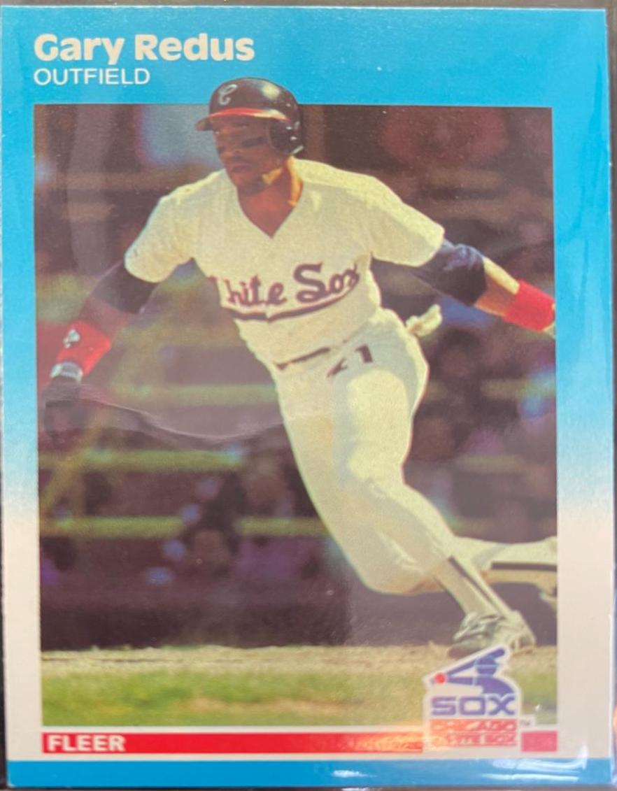 Gary Redus #U-102 Baseball Cards 1987 Fleer Update