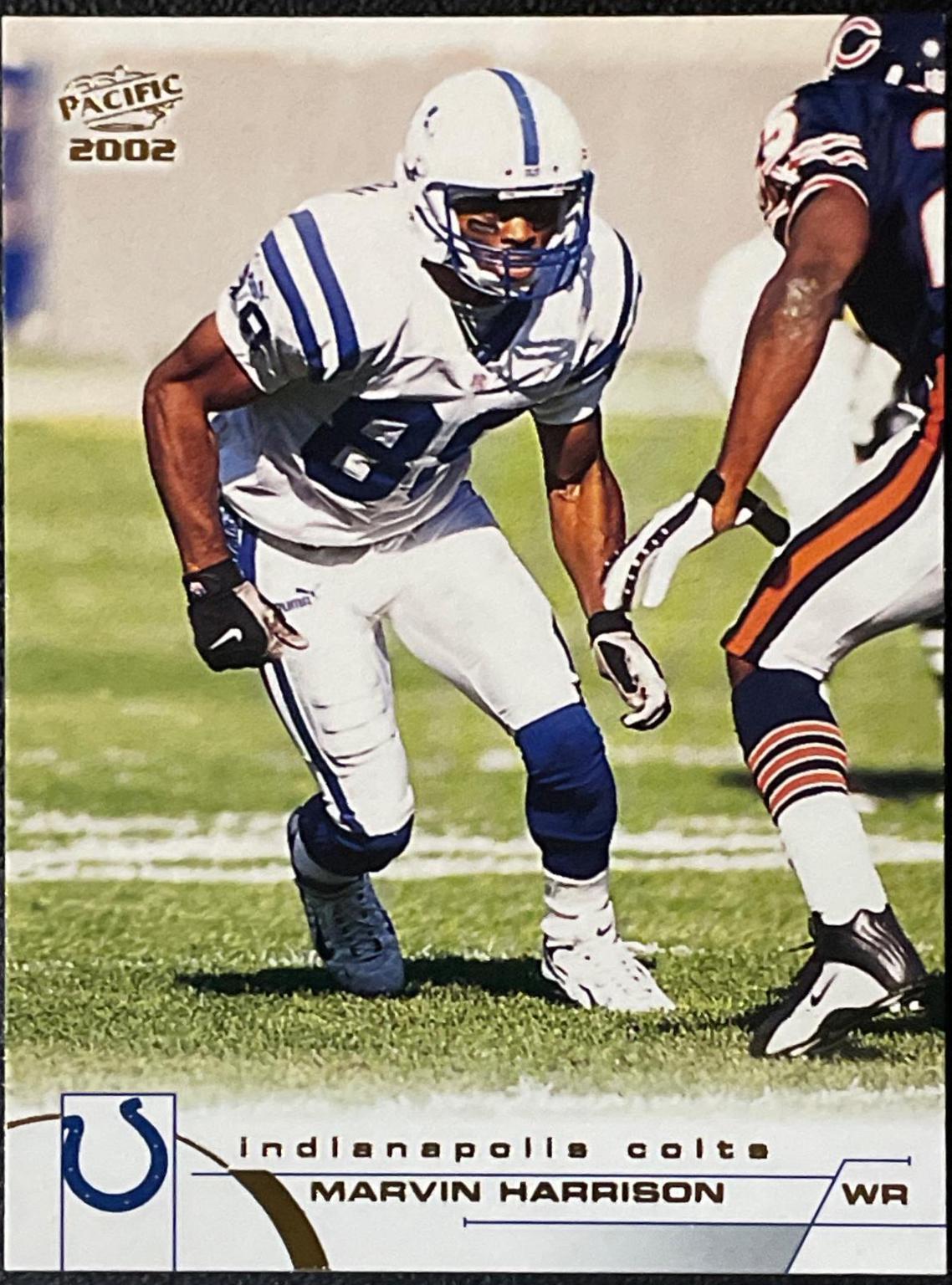 Marvin Harrison #192 Football Cards 2002 Pacific