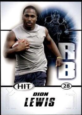 Dion Lewis #28 Football Cards 2011 Sage Hit