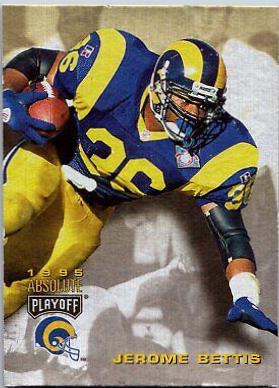 Jerome Bettis #6 Football Cards 1995 Playoff Absolute