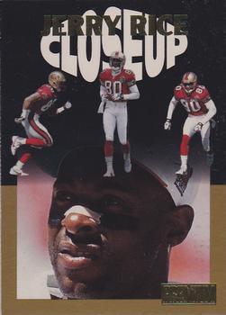 Jerry Rice #5CU Football Cards 1997 Skybox Premium Close Ups