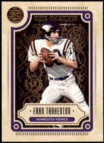 Fran Tarkenton #TM-15 Football Cards 2022 Panini Legacy Time Machines