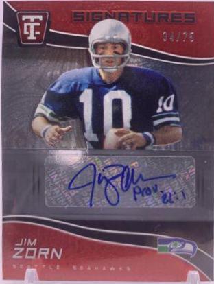 Jim Zorn [Red] #TCS-JZO