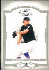 Brandon Webb #118 Baseball Cards 2004 Donruss Classics Prices