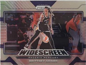Brittney Griner #8 Basketball Cards 2022 Panini Prizm WNBA Widescreen